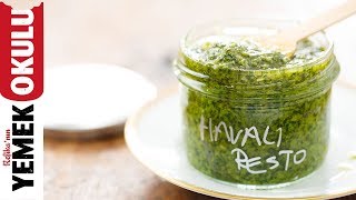 Havalı Pesto Sos Yapımı  Pesto Sosu Nasıl Yapılır  Kiler [upl. by Enninaej]