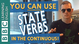 Grammar Using stative verbs in the continuous tense [upl. by Eliath278]