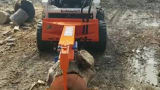 Quick Video of the Eastonmde SS524 Skid Steer Log Splitter [upl. by Nnylrefinnej636]