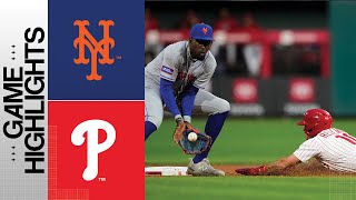 Mets vs Phillies Highlights 92423  MLB Highlights [upl. by Persis]