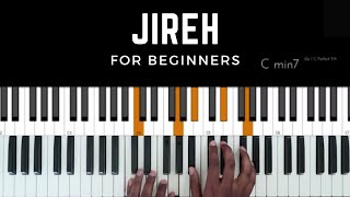 How to Play Jireh  Piano Tutorial [upl. by Olcott611]