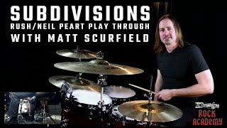 Subdivisions Rush Play Through and Live Lesson [upl. by Edlin]