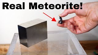 Using a Giant Neodymium Magnet To Find Real Meteorites [upl. by Nnaeinahpets]