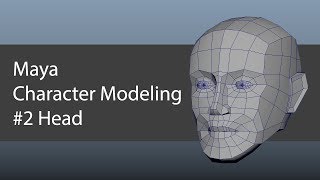 Maya Basic Head modeling [upl. by Einatirb220]