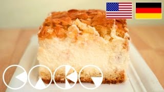 BIENENSTICH Rezept  BEE STING CAKE Recipe [upl. by Eeralav]