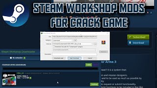 Tutorial download Mod Steamworkshop For Cracked game [upl. by Tessy]