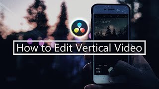 How To Edit Vertical Video In Davinci Resolve For Instagram OR YouTube [upl. by Doti]