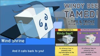 GETTING WINDY BEE  Tips amp Tricks on how to get Windy Bee  Bee Swarm Simulator [upl. by Mihar439]