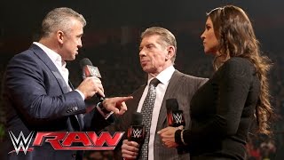 Shane McMahon returns to WWE Raw February 22 2016 [upl. by Blatman848]