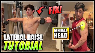 How to do the DUMBBELL LATERAL RAISE  2 Minute Tutorial [upl. by Salisbury430]