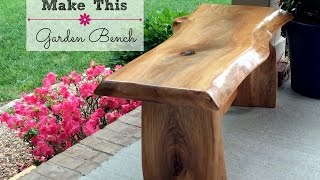 DIY Garden Bench [upl. by Louisette]