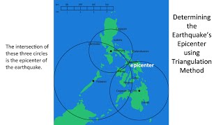 DETERMINING THE EARTHQUAKES EPICENTER  TRIANGULATION METHOD  MELC BASED  MODULE 3 [upl. by Alisan282]