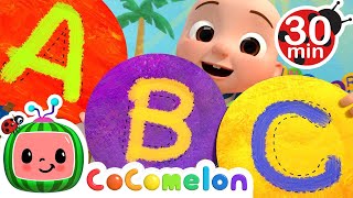 The ABC Song  CoComelon  Kids Cartoons  Moonbug Kids [upl. by Wollis681]