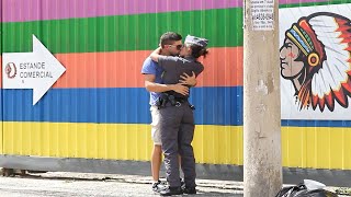 TOP 5 KISSING PRANK IN BRAZIL [upl. by Atteynod]