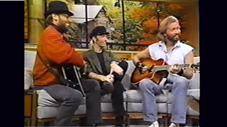 Bee Gees interview amp acoustic performance on NBC Today Show 1993 [upl. by Inoy]