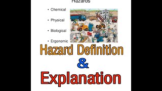 Hazards definition what is hazard definition types of hazardssafety videos safety video [upl. by Carolan]