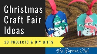 20 Christmas Craft Fair Ideas  Holiday DIY Gifts  3D Crafts  Stocking Stuffers amp More [upl. by Arihsay]