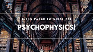 Psychophysics Intro Psych Tutorial 41 [upl. by Whitaker585]