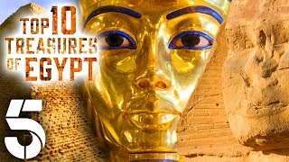 Top 10 Treasures Of Egypt  History Documentary  Channel 5 AncientHistory [upl. by Sola550]