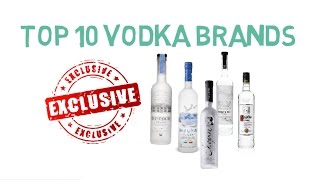 TOP 10 vodka brands [upl. by Tremaine978]