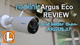 Reolink Argus Eco Wireless WiFi Camera Review  Unboxing Features Settings Installation Footage [upl. by Buzzell]