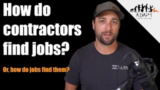 How Do Contractors Find Jobs Explained [upl. by Ymorej]