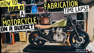 How to Build a Budget Motorcycle  Time Lapse ★ FABRICATION [upl. by Robinson]