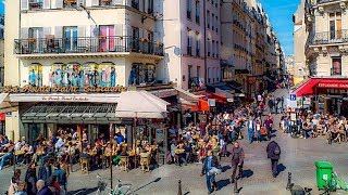 A Walk Up Rue Montorgueil Paris [upl. by Mehs]