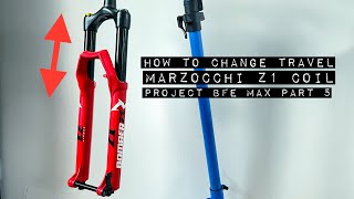 How To Change Travel Marzocchi Z1 Coil  Project BFe Max Part 5 [upl. by Hamel]