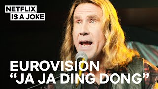 Eurovision  Ja Ja Ding Dong Full Song  Netflix Is A Joke [upl. by Ikik]