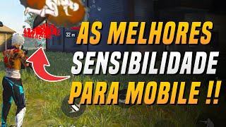 TOP 3 MELHORES SENSIBILIDADES PARA MOBILE NO FREE FIRE [upl. by Amabel]