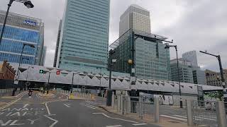 Canary Wharf London driving tour [upl. by Candy562]