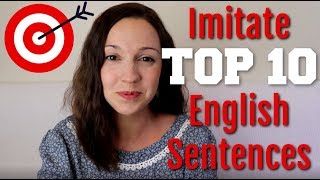 How to Pronounce TOP 10 English Sentences [upl. by Placida]