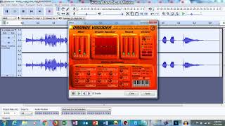 I got Orange Vocoder PlugIn for Audacity [upl. by Jempty496]