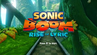 Sonic Boom Rise of Lyric playthrough Longplay [upl. by Bret220]