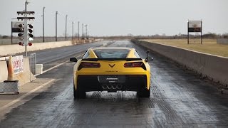 2015 C7 Corvette with 8speed Auto  14 Mile Testing [upl. by Idak]