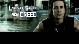 Creed  My Sacrifice lyrics [upl. by Eniamat174]