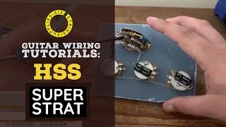 HSS Strat Wiring Tutorial [upl. by Norward]