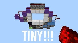 TINY 3x3 Piston door tutorial for Minecraft bedrock [upl. by Hartmann595]