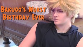 Bakugos WORST Birthday Ever TodoBakuDeku  My Hero Academia Cosplay [upl. by Oderfigis795]