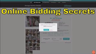 Storage Auctions Online Secret Bidding Techniques 2020 [upl. by Hizar]