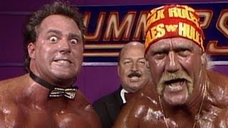 Hulk Hogan amp Brutus quotThe Barberquot Beefcake are ready for [upl. by Itnahsa52]