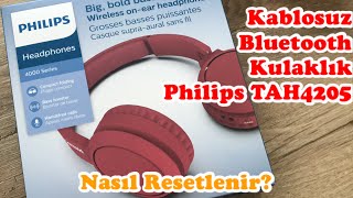 Philips Kablosuz Bluetooth Kulaklık SıfırlamaResetlemeBluetooth da GörünmüyorBağlanma Sorunu [upl. by Stulin310]