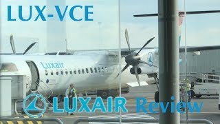 TRIP REPORT  Luxair Q400  Luxembourg to Venice [upl. by Klug]