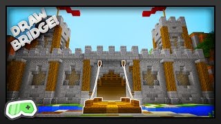 Minecraft  How To Make A Realistic Drawbridge [upl. by Rambow640]