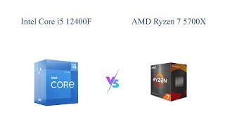 Intel Core i5 12400F vs AMD Ryzen 7 5700X 🔄  Comparison amp Review [upl. by Conny]