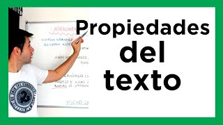 Adecuación COHERENCIA Y COHESIÓN las propiedades del texto [upl. by Frager472]