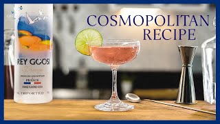 Citrusy Cosmopolitan Cocktail Recipe  Grey Goose Vodka [upl. by Yram]