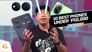 10 BEST Phones UNDER PHP 10K 1H 2024 [upl. by Nylarac837]