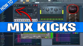 How To Mix amp Process Kicks Mixing tutorial [upl. by Assilev180]